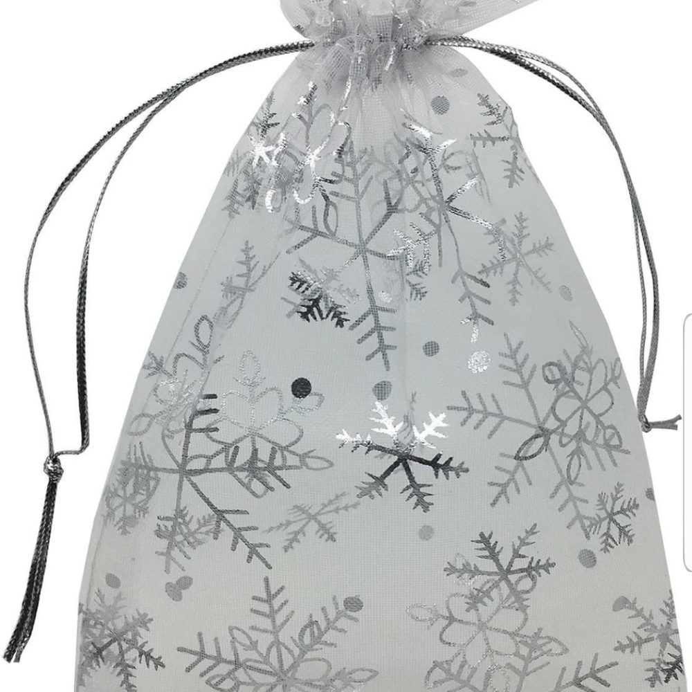 15 ct 5x7"   Inches Holiday Organza Gift Bags with Drawstring Gift Packa…